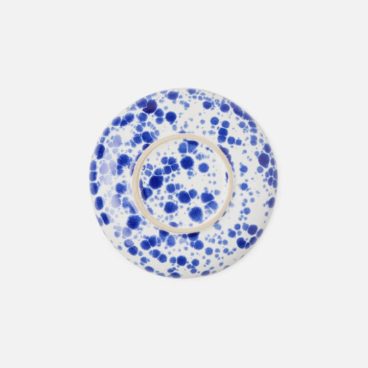 Marcel Royal Blue Splatter Bread Plate Pack/4