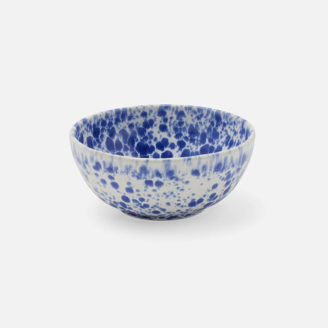 Marcel Royal Blue Splatter Cereal/Ice Cream Bowl Pack/4