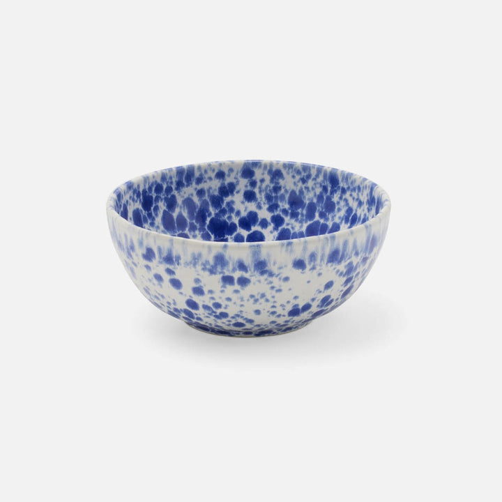 Marcel Royal Blue Splatter Cereal/Ice Cream Bowl Pack/4
