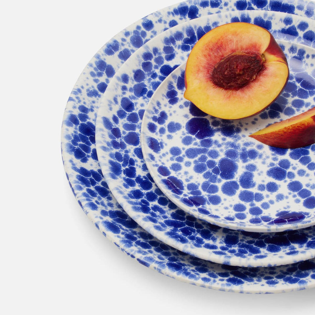 Marcel Royal Blue Splatter Cereal/Ice Cream Bowl Pack/4