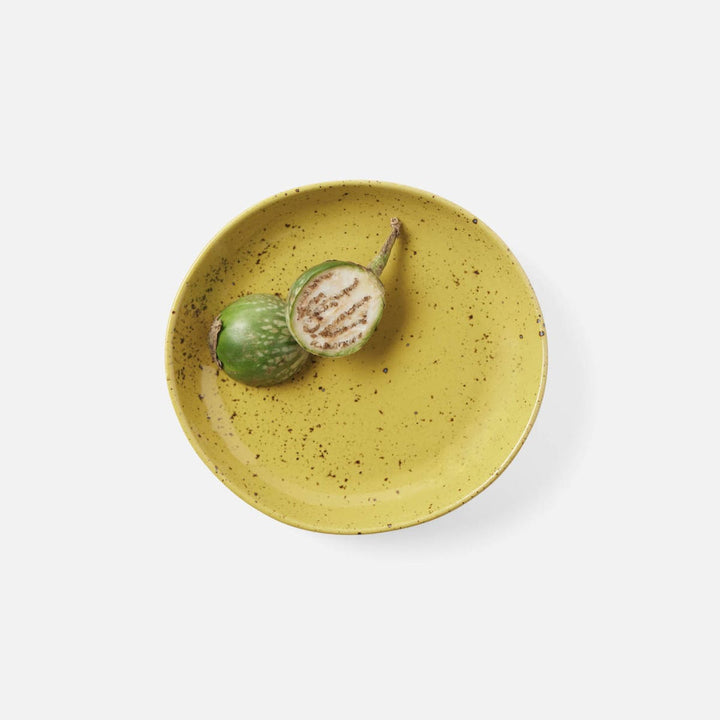 Marcus Chartreuse Salt Glaze Bread Plate Stoneware Pack/4