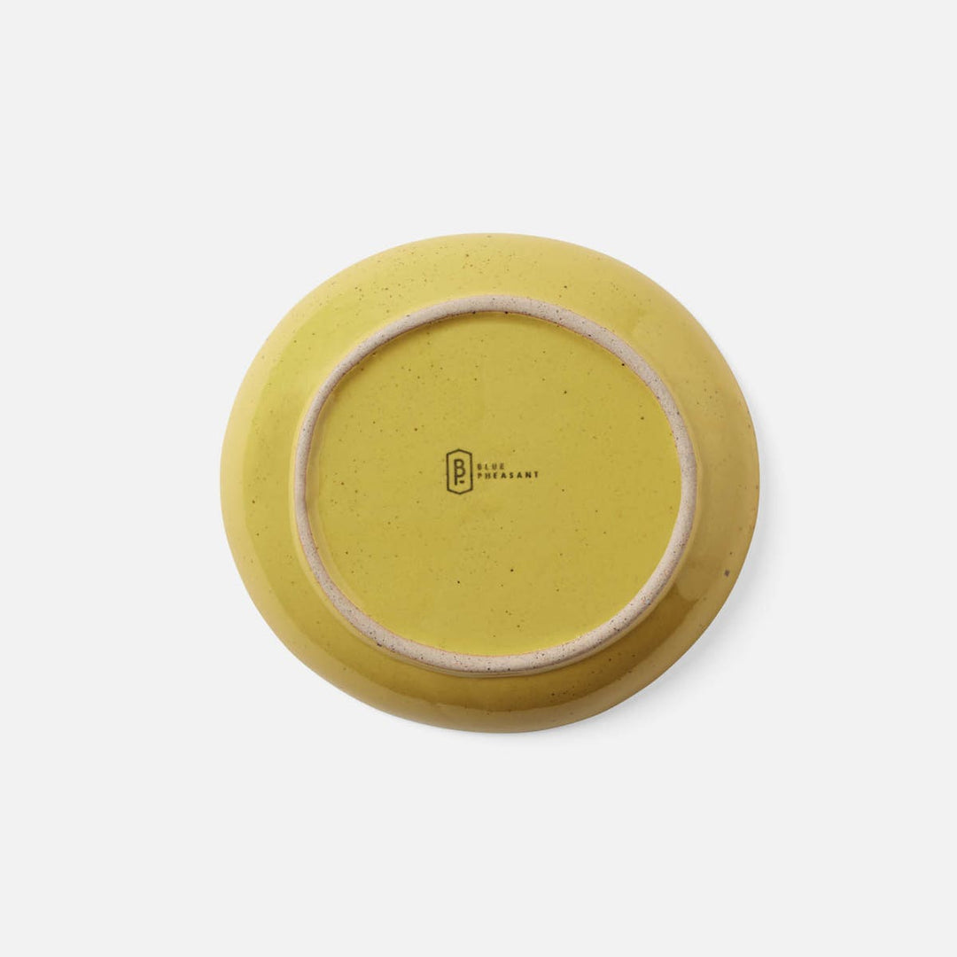 Marcus Chartreuse Salt Glaze Bread Plate Stoneware Pack/4