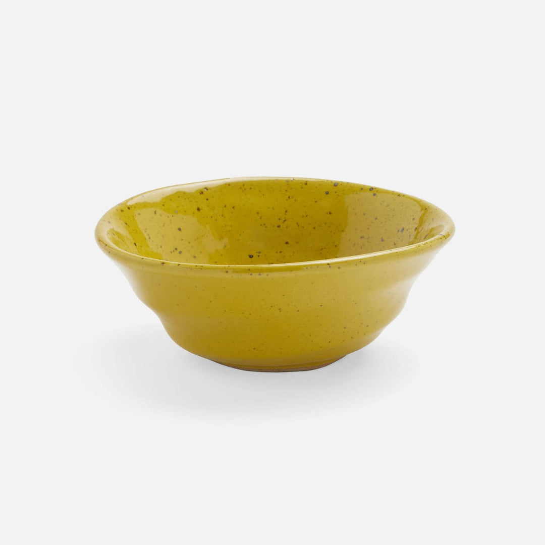 Marcus Chartreuse Salt Glaze Cereal/Ice Cream Bowl Stoneware Pack/4