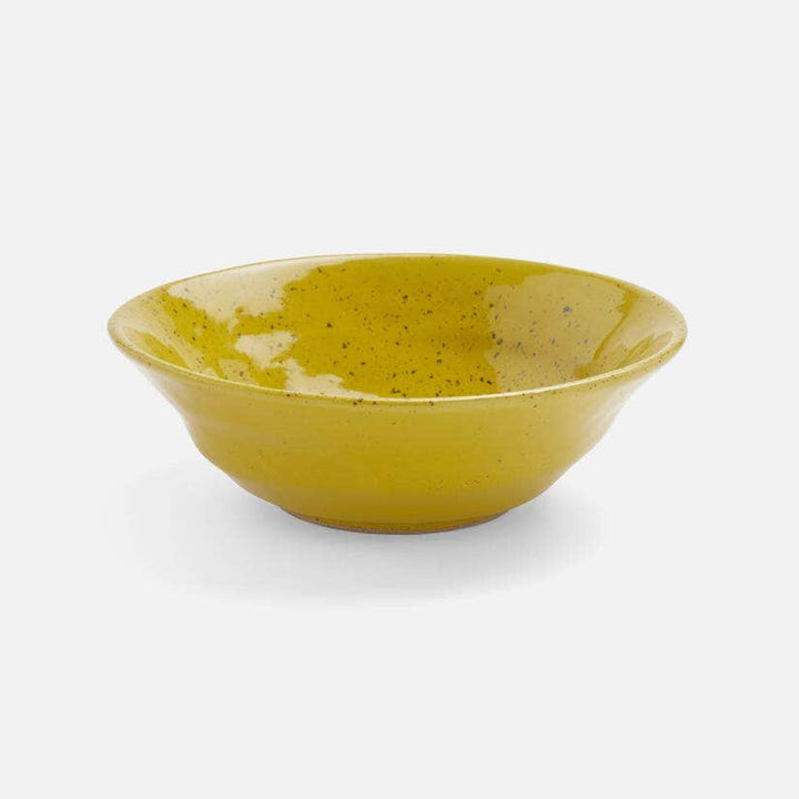 Marcus Chartreuse Salt Glaze Pasta/Soup Bowl Stoneware Pack/4