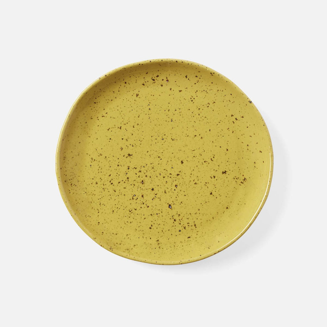 Marcus Chartreuse Salt Glaze Salad/Dessert Plate Stoneware Pack/4