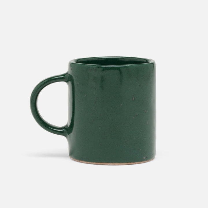 Marcus Dark Green Salt Glaze Mug Stoneware Pack/4