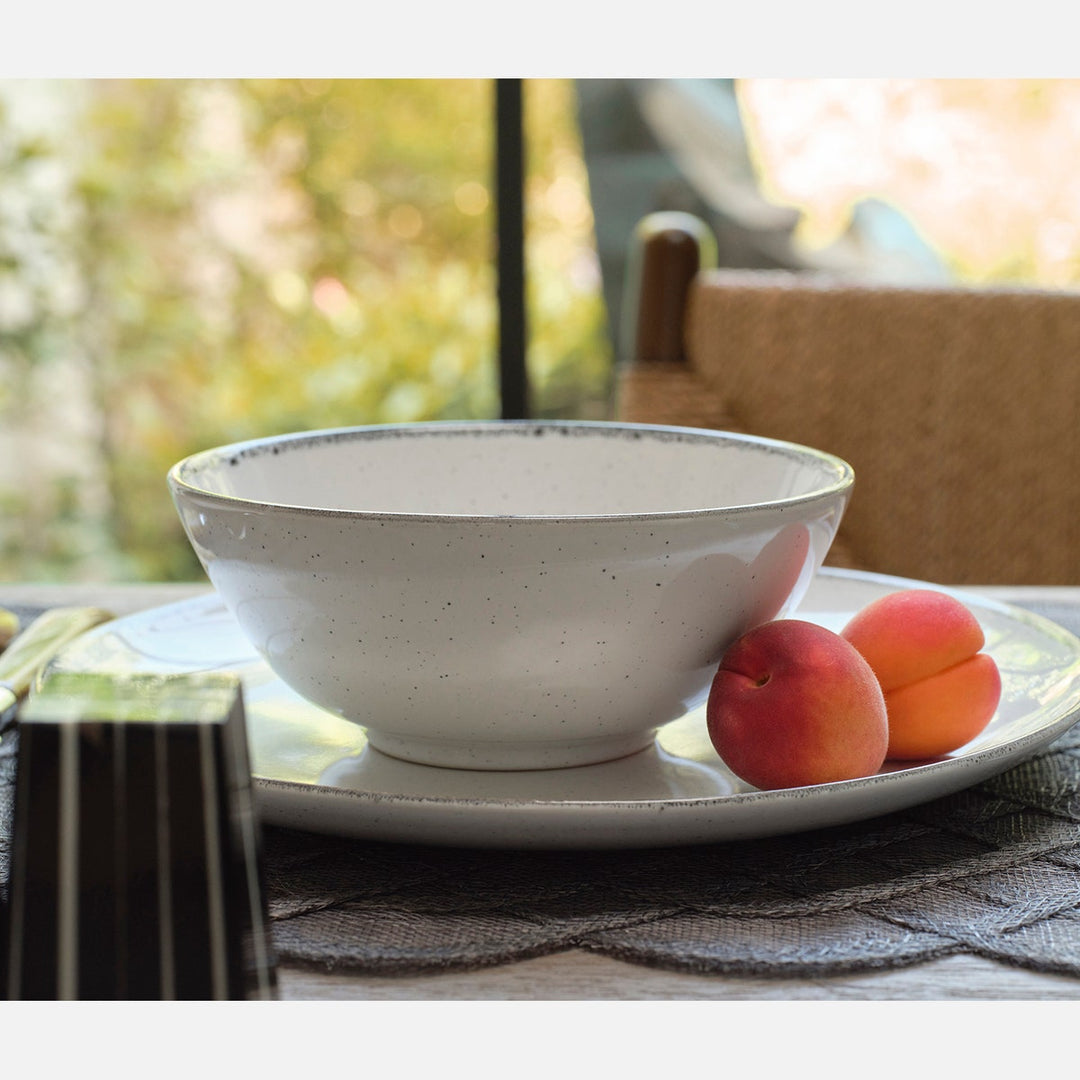 Tessa Gray Speckle Cereal/Ice Cream Bowl Stoneware Pack/4