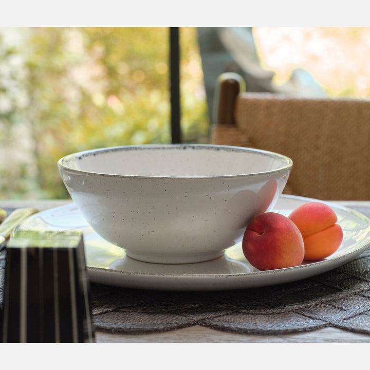 Tessa Gray Speckle Cereal/Ice Cream Bowl Stoneware Pack/4