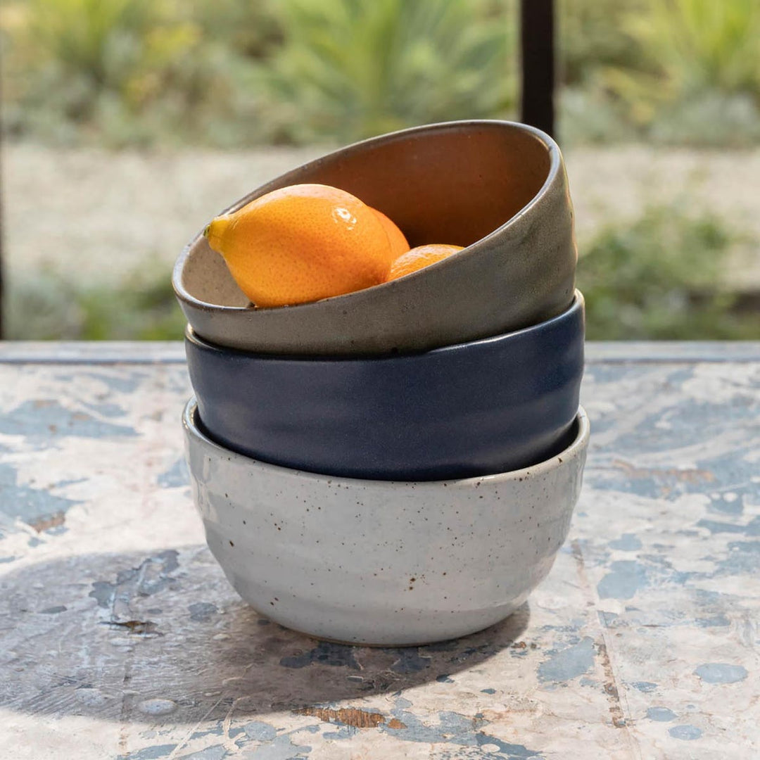Hayes Matte Navy Cereal/Ice Cream Bowl Pack/4