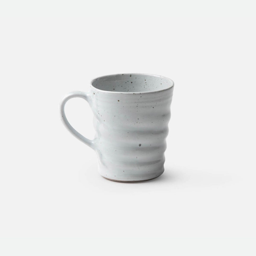 Hayes White Salt Glaze Mug Pack/4