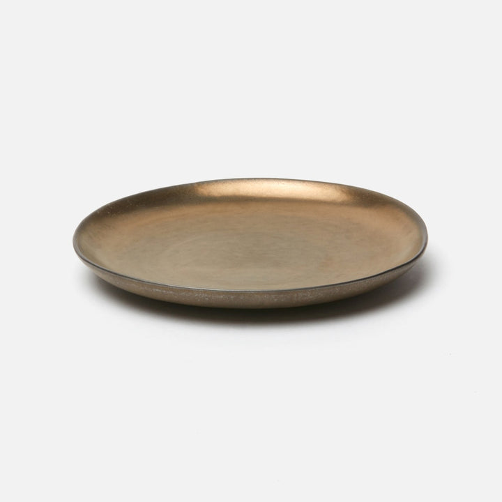 Jacqueline Antiqued Gold Bread Plate Pack/4