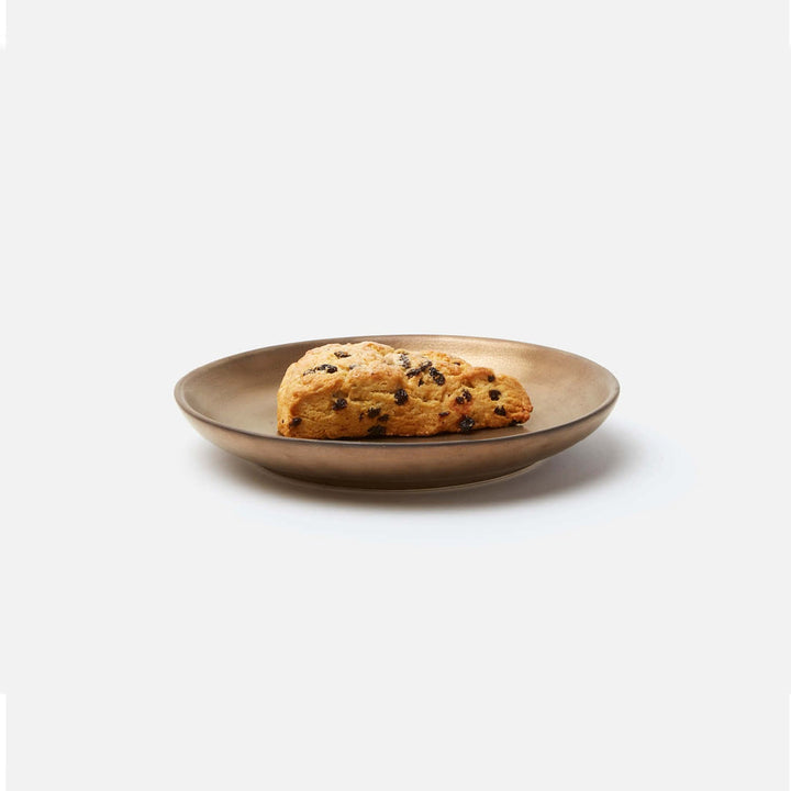 Jacqueline Antiqued Gold Salad/Dessert Plate Pack/4