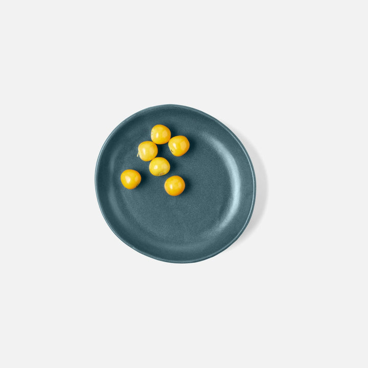 Marcus Midnight Teal Bread Plate Stoneware Pack/4