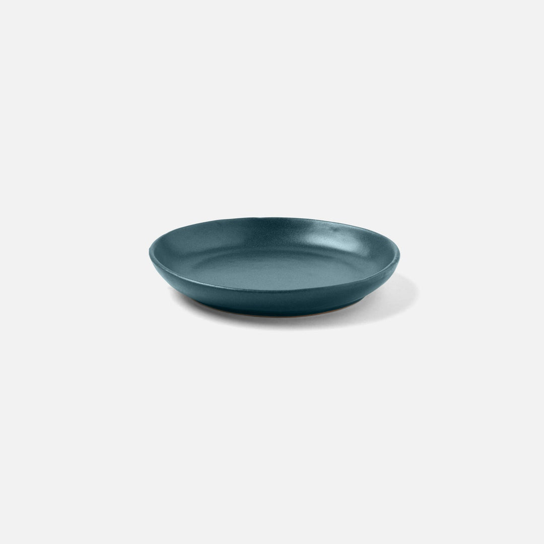 Marcus Midnight Teal Bread Plate Stoneware Pack/4