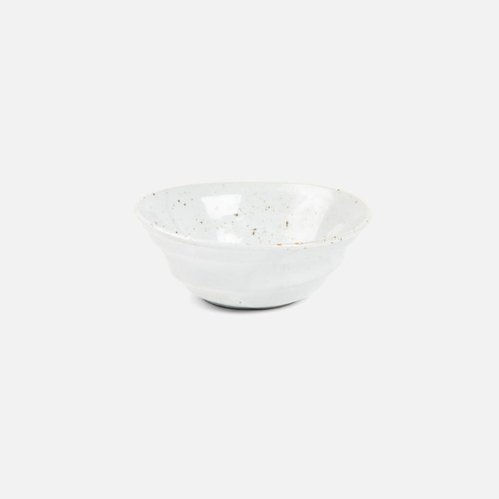 Marcus White Salt Glaze Cereal/Ice Cream Bowl Stoneware Pack/4