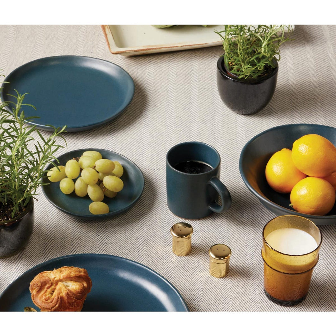 Marcus Midnight Teal Mug Stoneware Pack/4
