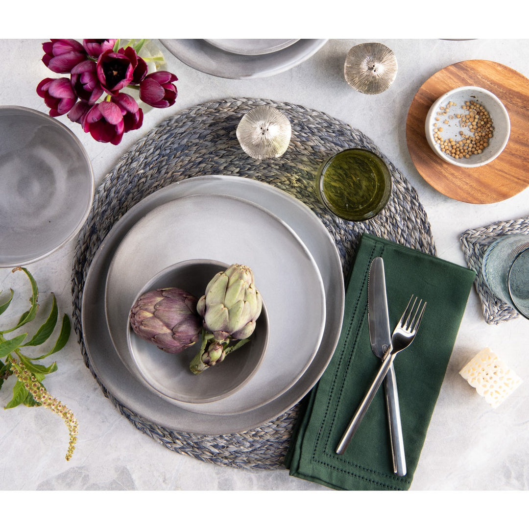 Marcus Cement Glaze Dinner Plate Stoneware Pack/4