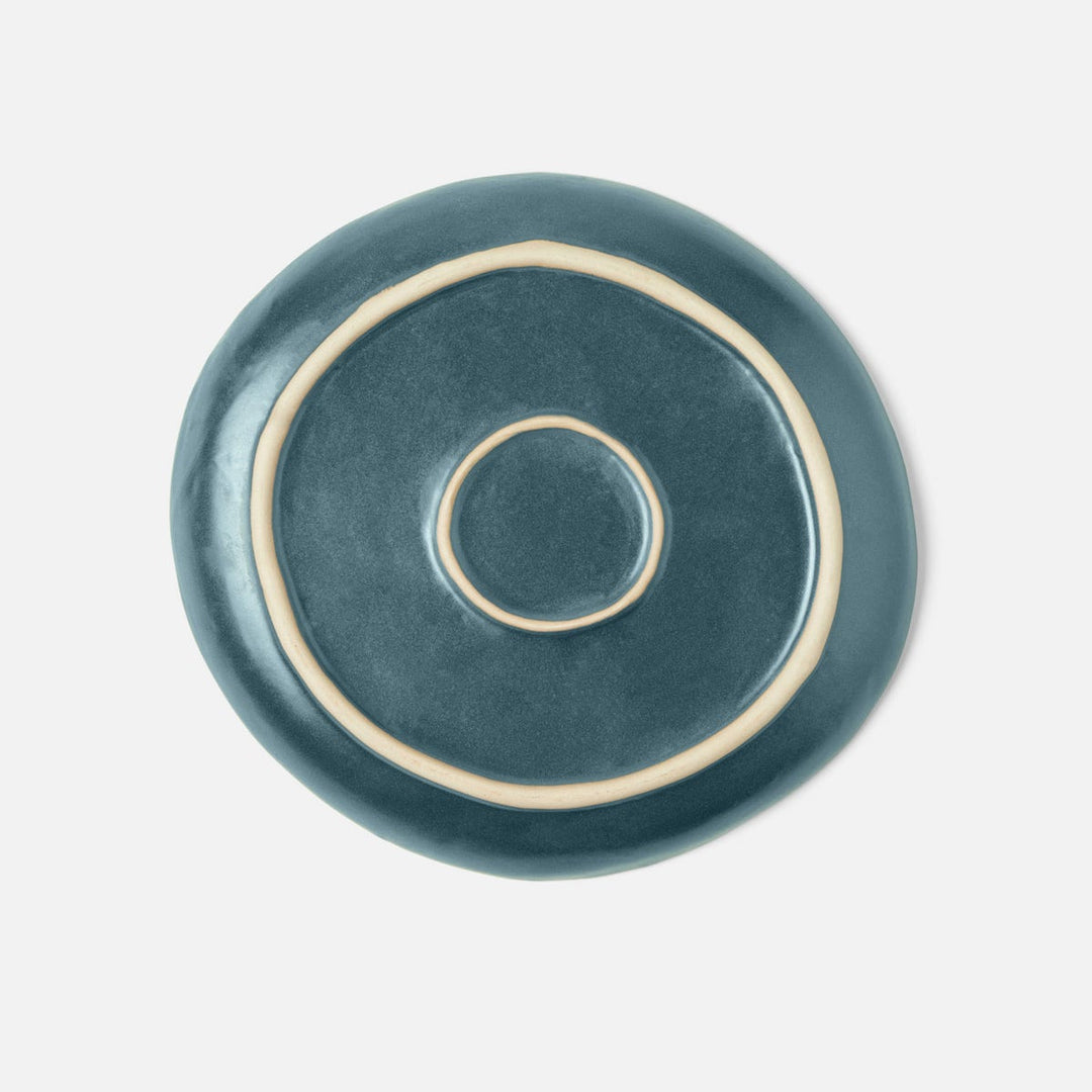 Marcus Midnight Teal Dinner Plate Stoneware Pack/4