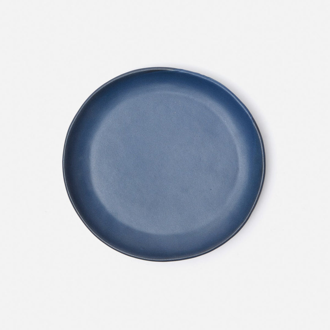Marcus Matte Navy Salad/Dessert Plate Stoneware Pack/4