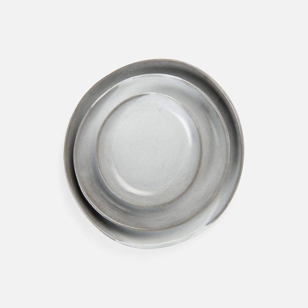 Marcus Cement Glaze Bread Plate Stoneware Pack/4
