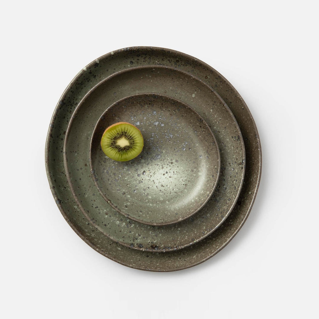 Marcus Gray Salt Glaze Bread Plate Stoneware Pack/4