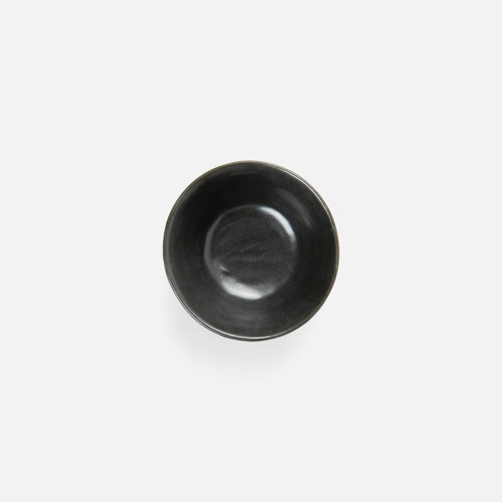 Marcus Black Glaze Cereal/Ice Cream Bowl Stoneware Pack/4
