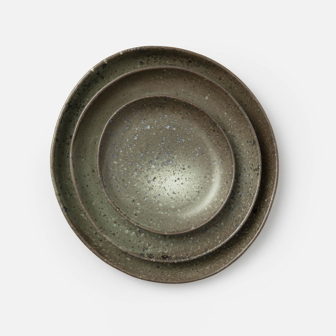 Marcus Gray Salt Glaze Dinner Plate Stoneware Pack/4