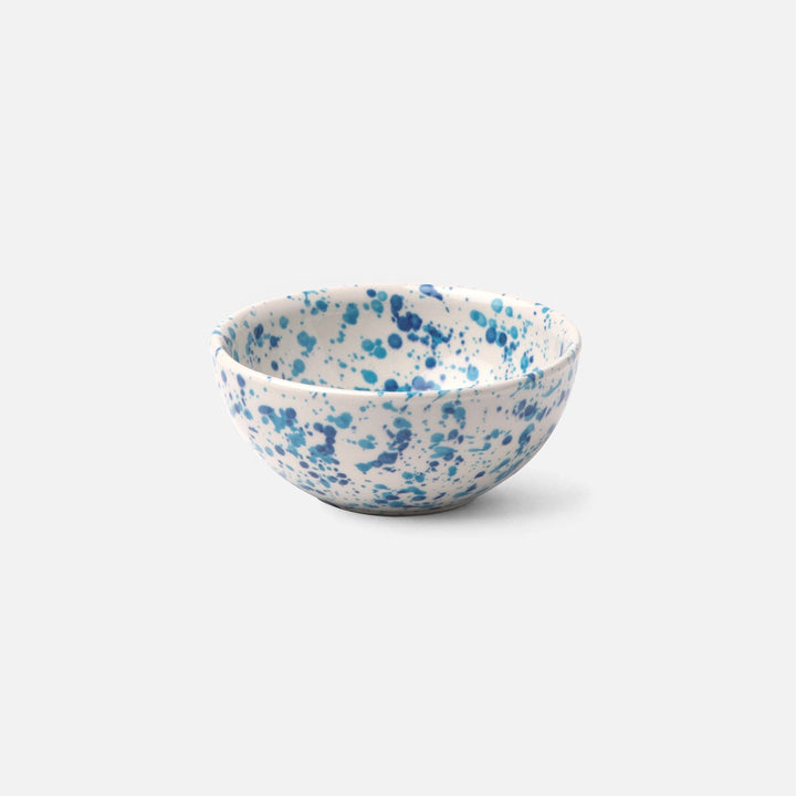 Sconset Mixed Blue Spongeware Cereal/Ice Cream Bowl Pack/4