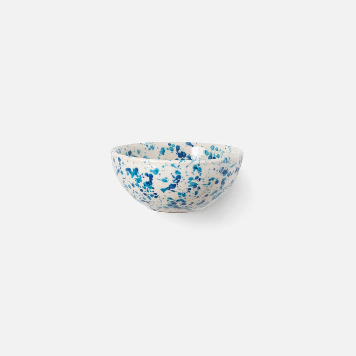 Sconset Mixed Blue Spongeware Cereal/Ice Cream Bowl Pack/4