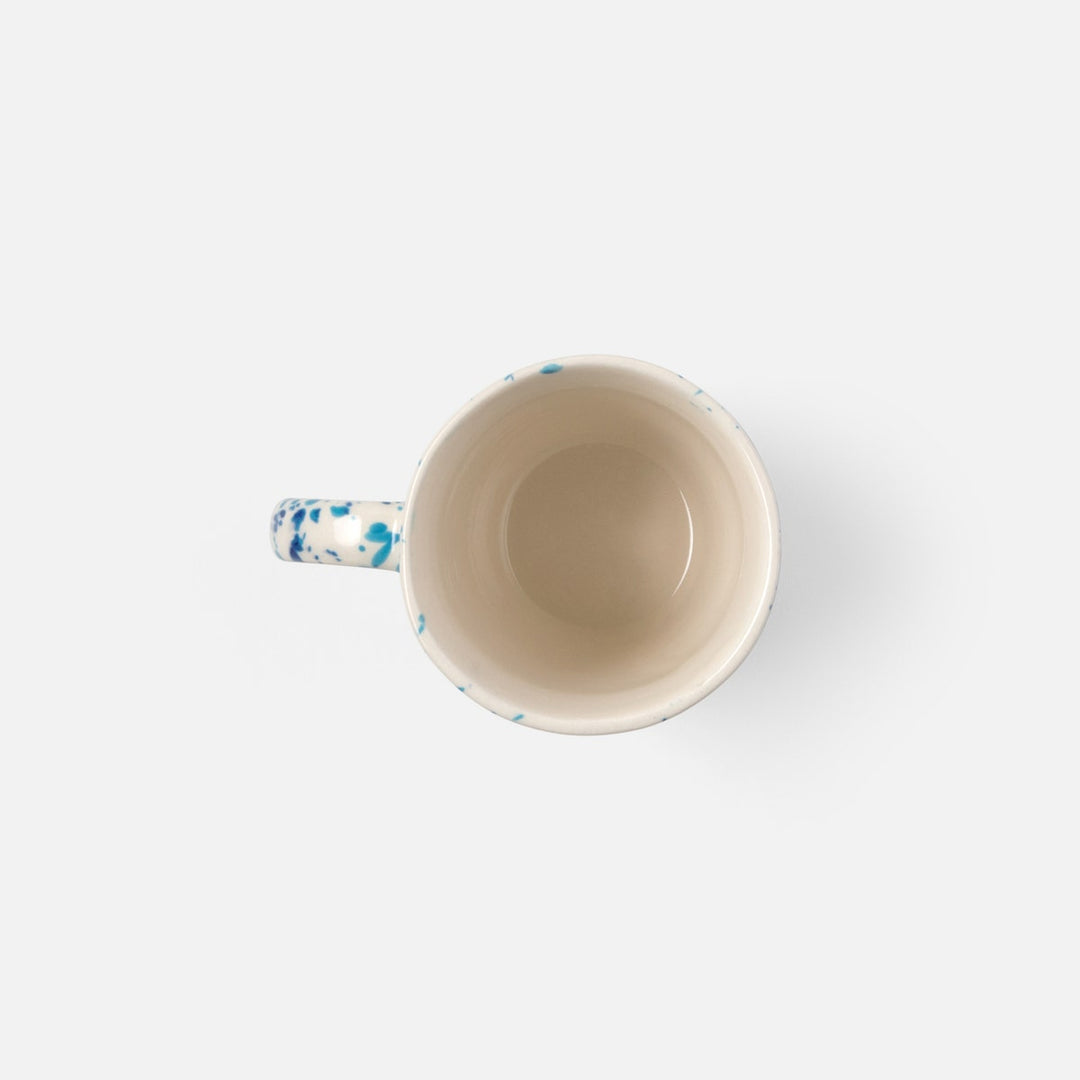 Sconset Mixed Blue Spongeware Mug Pack/4