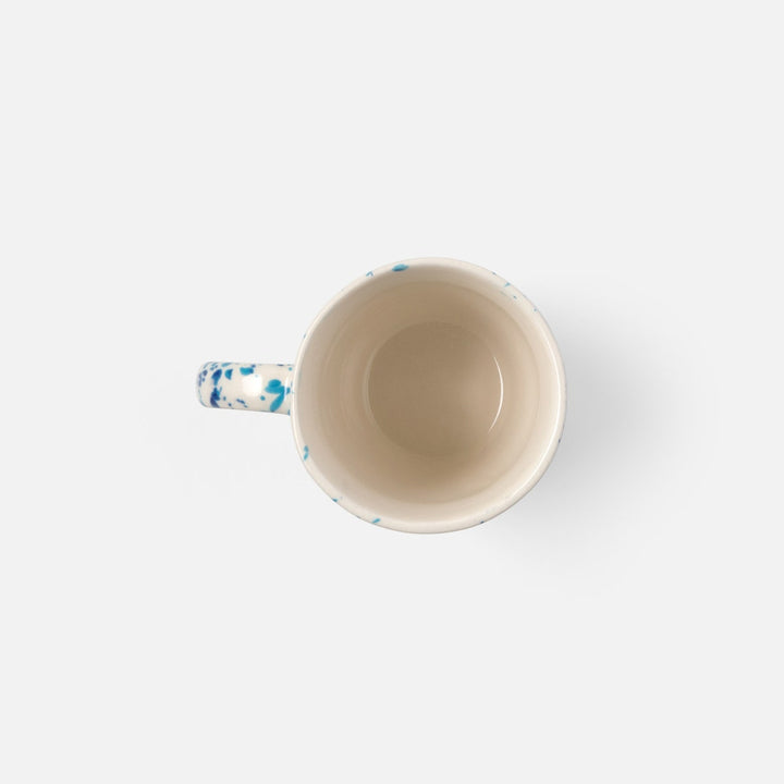 Sconset Mixed Blue Spongeware Mug Pack/4