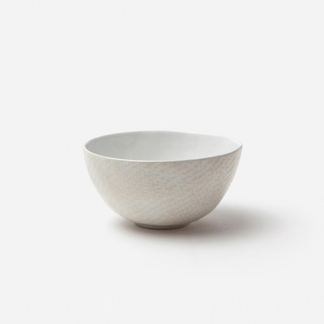 Vivienne Cream Patine Raffia Cereal/Ice Cream Bowl Pack/4