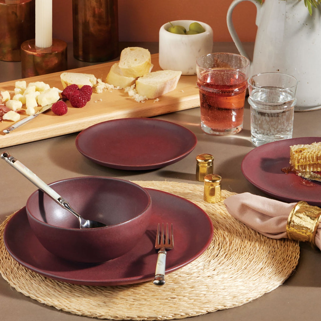 Wellington Oxblood Dinner Plate Pack/4