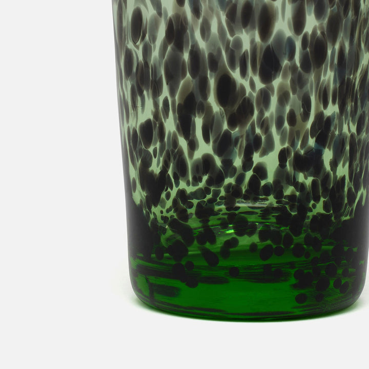 Andrew Mint Tortoise Highball Hand Blown Glass Pack/6