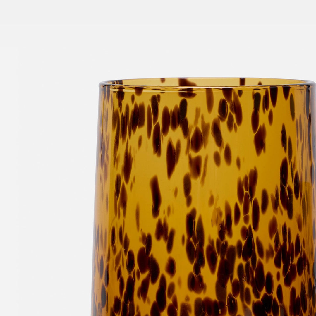 Avalon Tortoise Tumbler Hand Blown Glass Pack/6