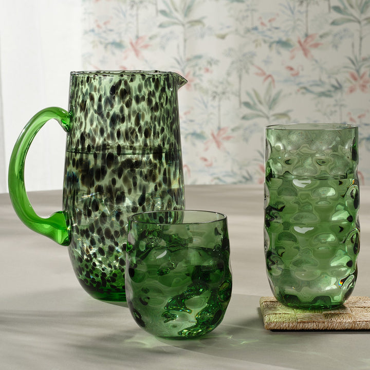 Halsey Forest Green Tumbler Acrylic Pack/6