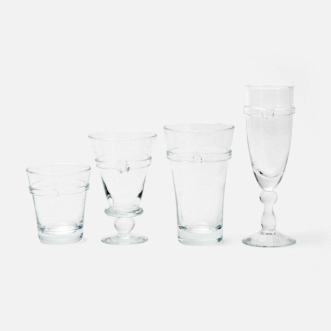Charlotte Clear Champagne Flute Glass Hand Blown Pack/6