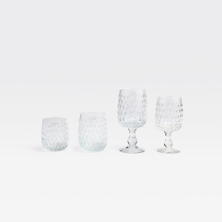 Claire Clear Water Goblet Hand Blown Pack/6
