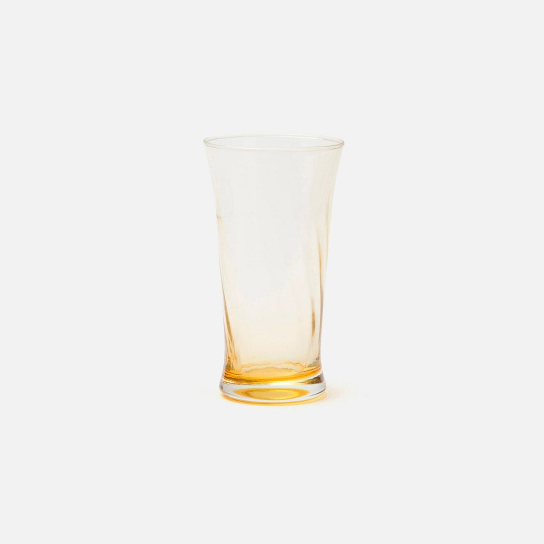 Colette Soft Yellow Highball Glass Hand Blown Pack/6