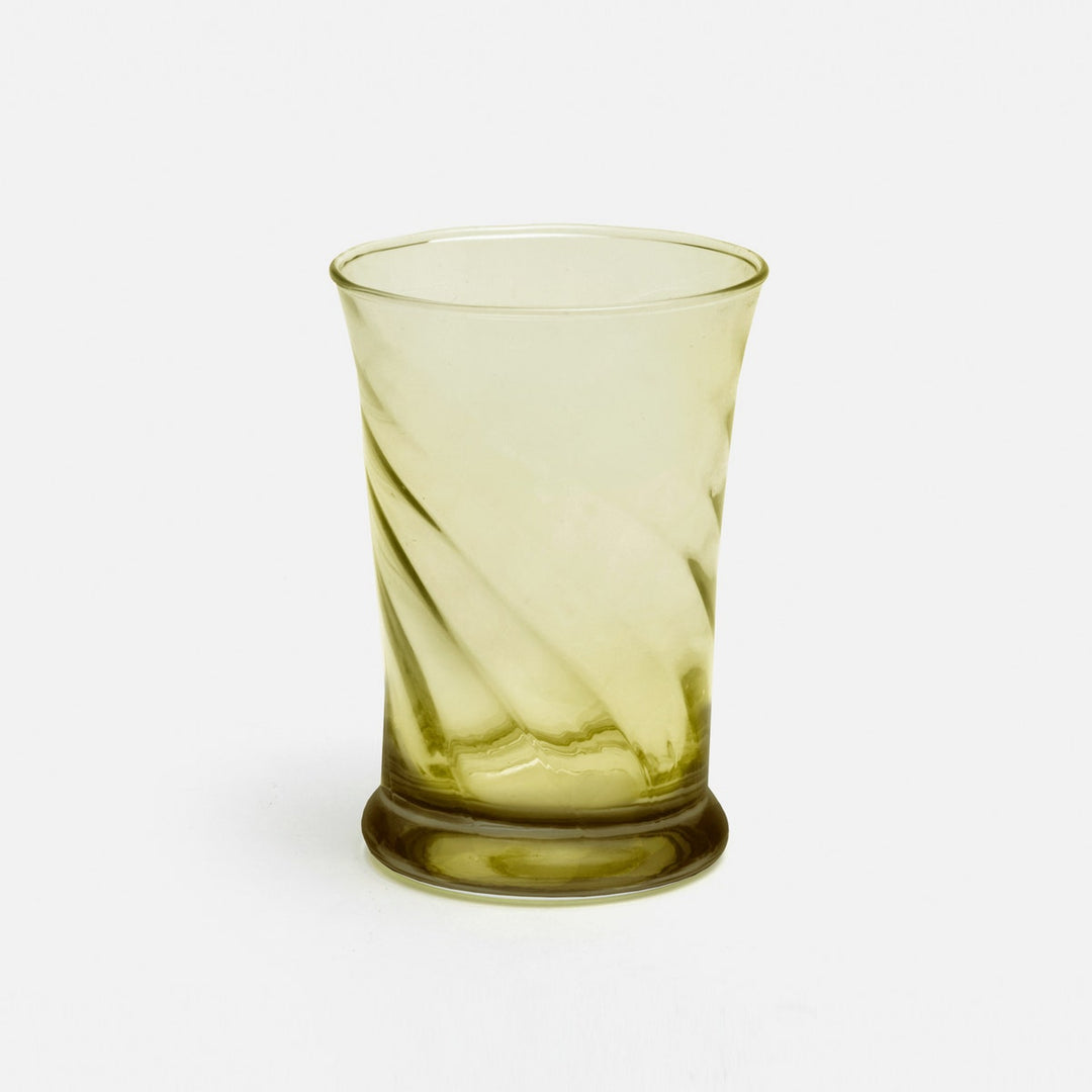 Colette Sage Green Tumbler Glass Hand Blown Pack/6