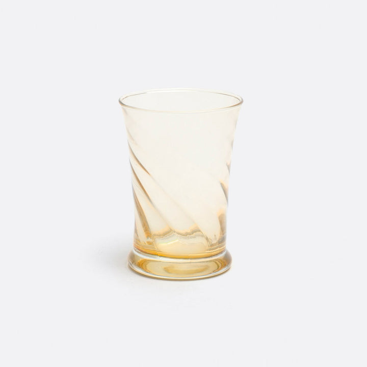 Colette Soft Yellow Tumbler Glass Hand Blown Pack/6