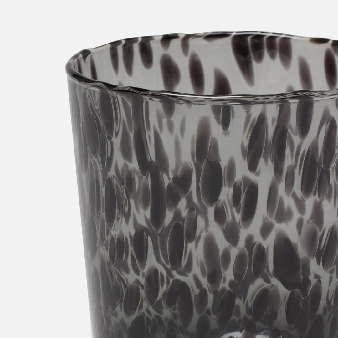 Andrew Leopard Tumbler Glass Hand Blown Pack/6