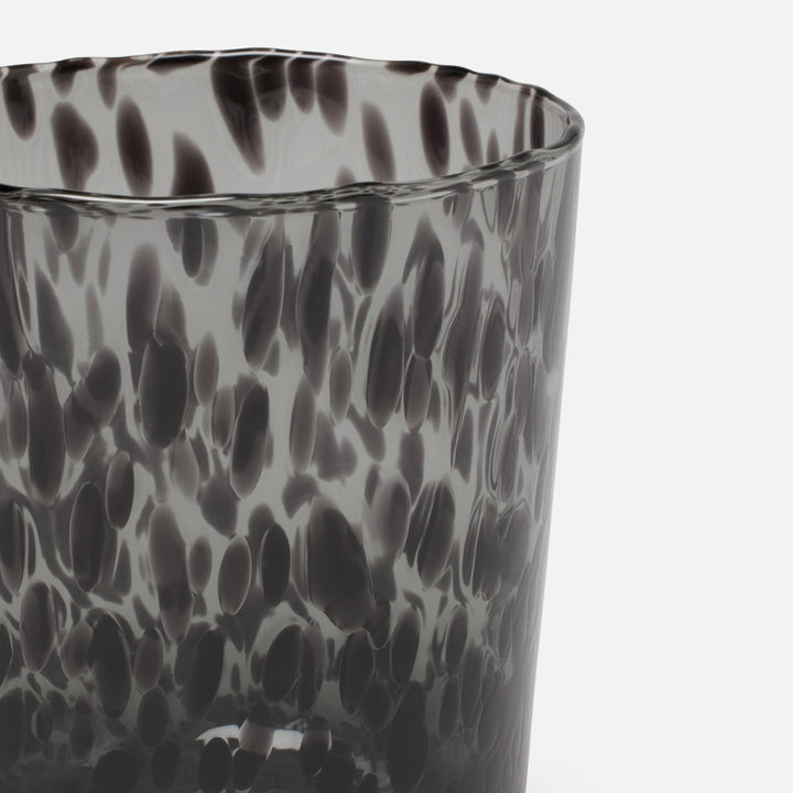 Andrew Leopard Tumbler Glass Hand Blown Pack/6