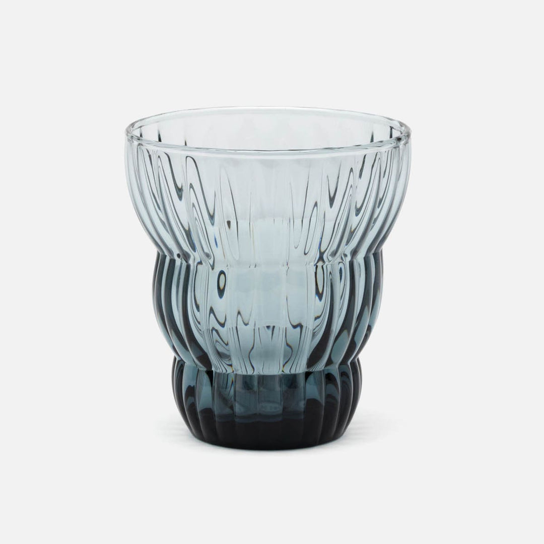 Meredith Smoke Tumbler Glass Hand Blown Pack/6