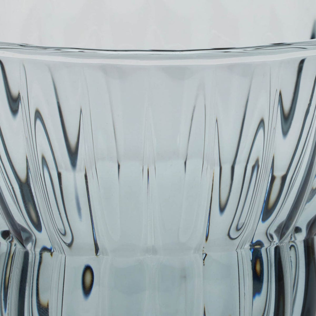 Meredith Smoke Tumbler Glass Hand Blown Pack/6