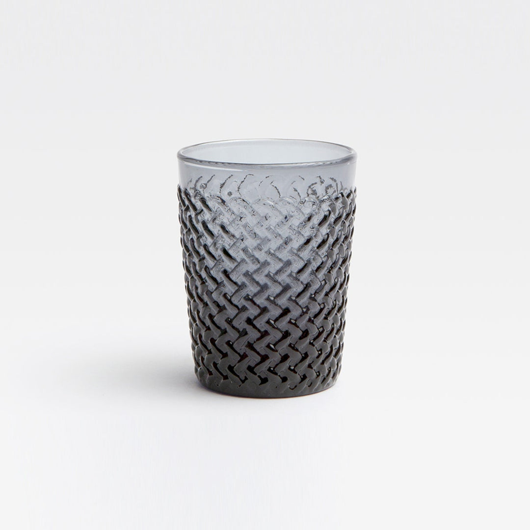 Grayson Smoke Tumbler Glass Hand Blown Pack/6