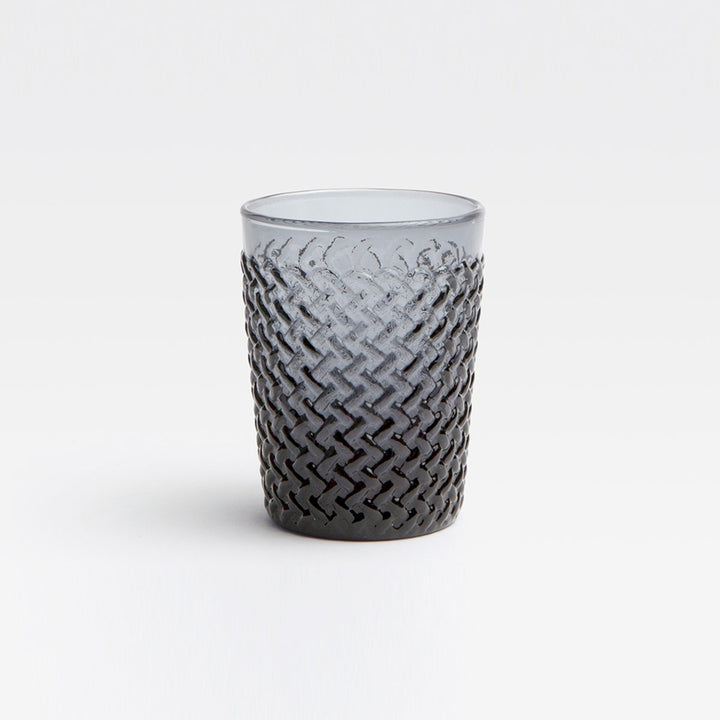 Grayson Smoke Tumbler Glass Hand Blown Pack/6
