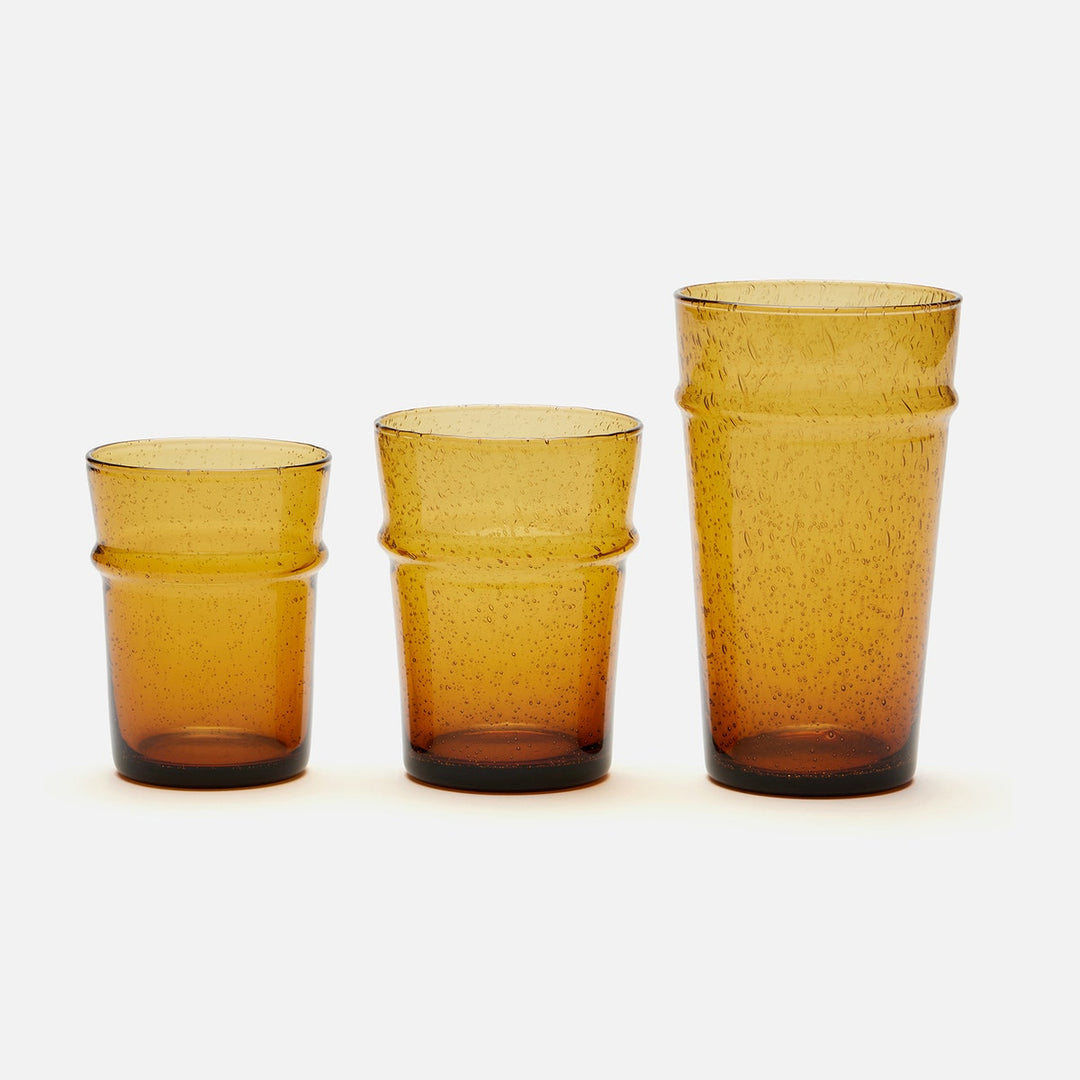 Kari Amber Highball Glass Pack/6