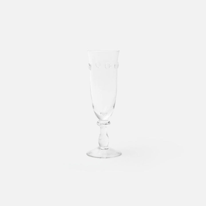 Lucia Clear Champagne Flute Glass Hand Blown Pack/6