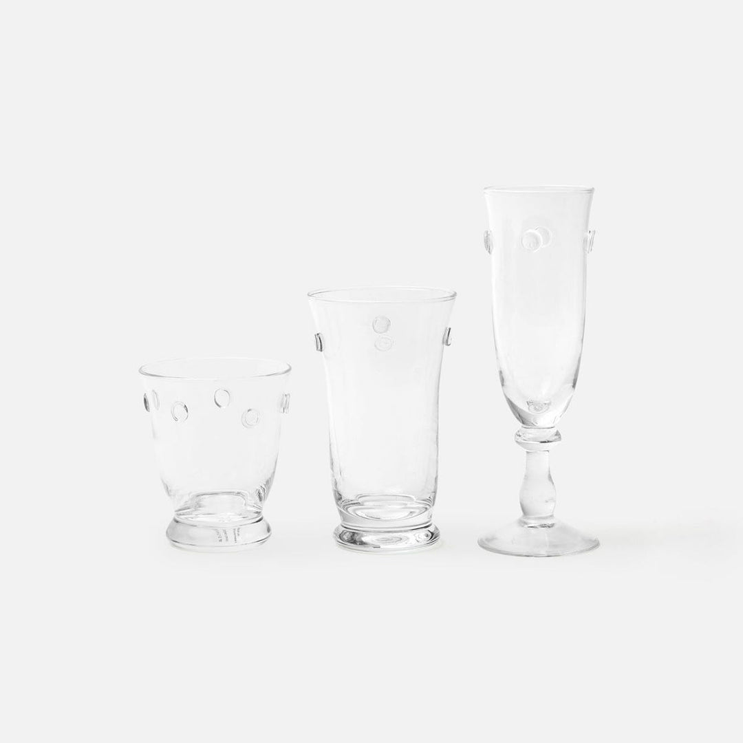 Lucia Clear Champagne Flute Glass Hand Blown Pack/6